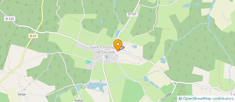 localisation de l'entreprise MONSIEUR JEROME SABRON  SAINT-CHRISTOPHE-DE-DOUBLE