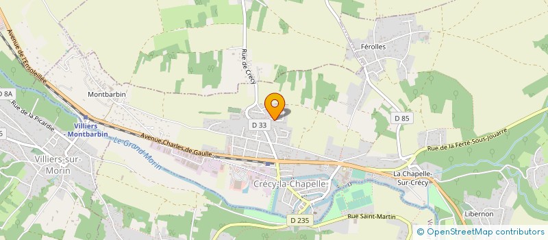 localisation de l'entreprise MONSIEUR JEROME SACCASYN  CRECY-LA-CHAPELLE