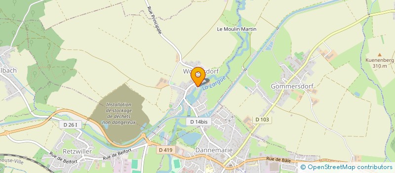 localisation de l'entreprise MONSIEUR JEROME SAHM  WOLFERSDORF