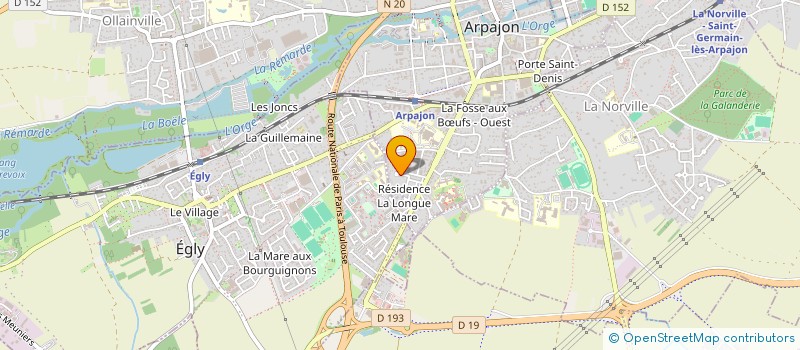 localisation de l'entreprise MONSIEUR JEROME SAILLARD  ARPAJON