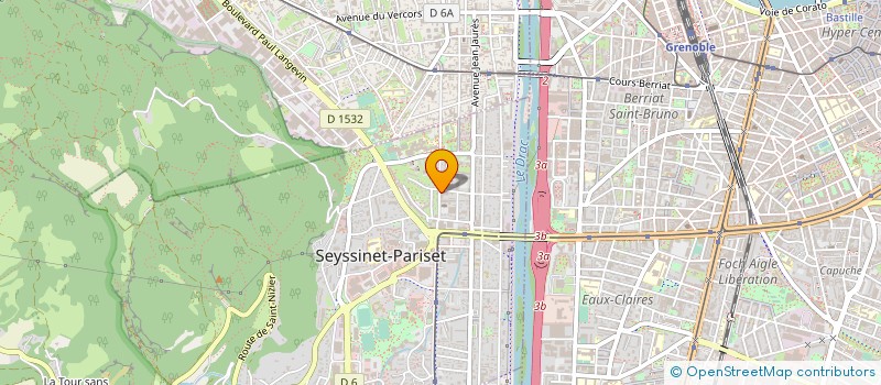 localisation de l'entreprise MONSIEUR JEROME SAIVE  SEYSSINET-PARISET