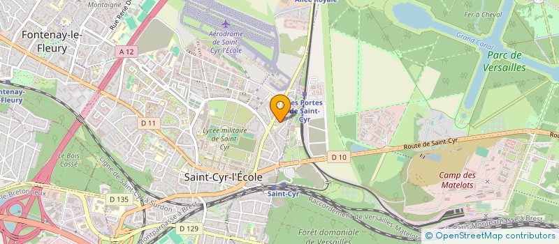 localisation de l'entreprise MONSIEUR JEROME SALLE  SAINT-CYR-L'ECOLE