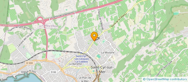 localisation de l'entreprise MONSIEUR JEROME SALSANO à SAINT-CYR-SUR-MER