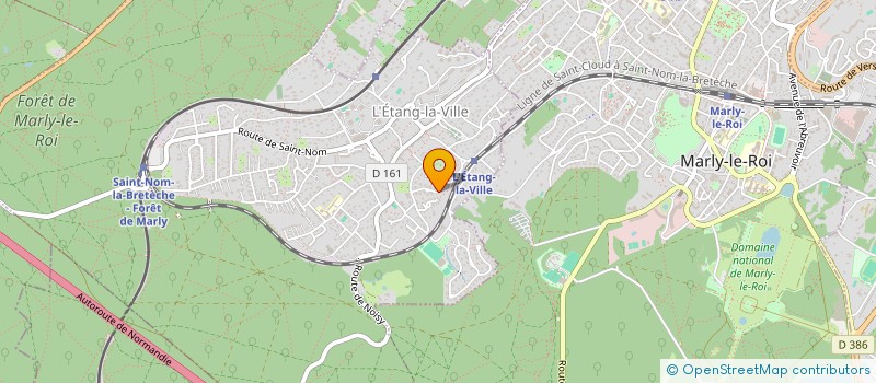 localisation de l'entreprise MONSIEUR JEROME SALSARULO  L'ETANG-LA-VILLE