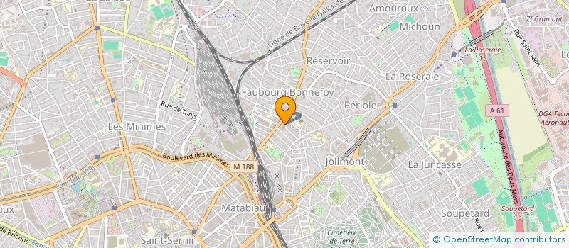 localisation de l'entreprise MONSIEUR JEROME SALVA à TOULOUSE