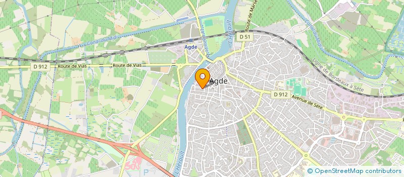 localisation de l'entreprise MONSIEUR JEROME SAMSON à AGDE