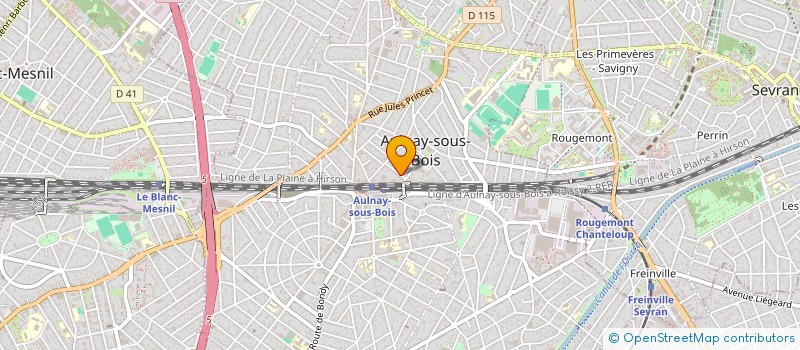 localisation de l'entreprise MONSIEUR JEROME SANCHEZ à AULNAY-SOUS-BOIS