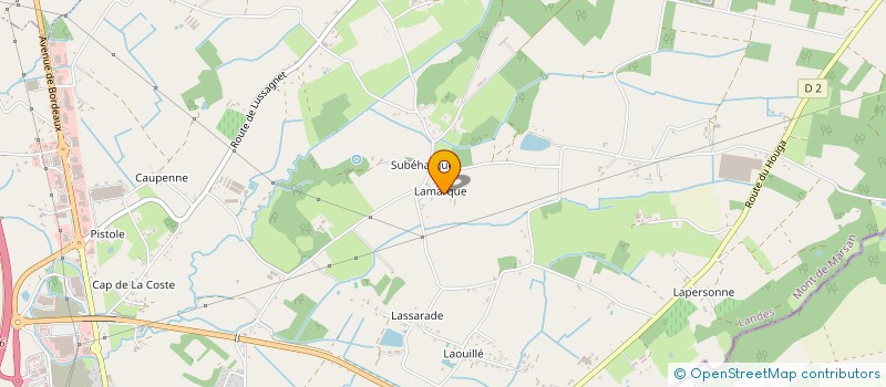 localisation de l'entreprise MONSIEUR JEROME SAUBOUAS  AIRE-SUR-L'ADOUR