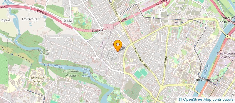 localisation de l'entreprise MONSIEUR JEROME SAUTRON  ANGERS