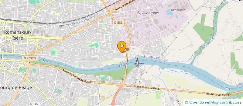 localisation de l'entreprise MONSIEUR JEROME SCAPATICCI  ROMANS-SUR-ISERE