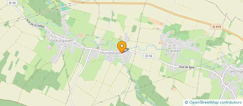 localisation de l'entreprise MONSIEUR JEROME SCHREIBER à HUNDSBACH
