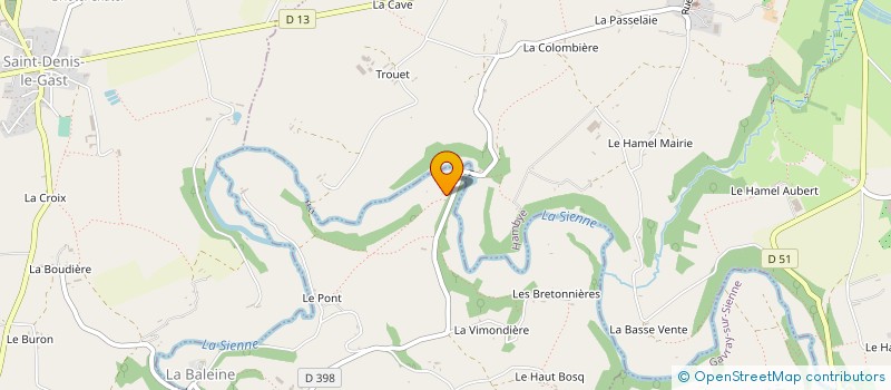 localisation de l'entreprise MONSIEUR JEROME SEBIRE  LA BALEINE