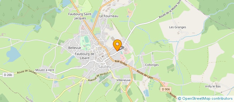 localisation de l'entreprise MONSIEUR JEROME SEGUENOT à SAULIEU
