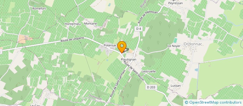 localisation de l'entreprise MONSIEUR JEROME SEGUIN  ORDONNAC