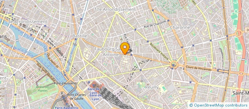 localisation de l'entreprise MONSIEUR JEROME SEINTURIER  PARIS 12