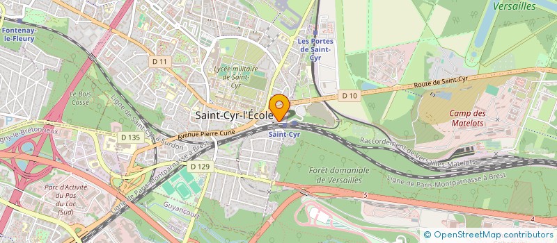 localisation de l'entreprise MONSIEUR JEROME SEITE à SAINT-CYR-L'ECOLE