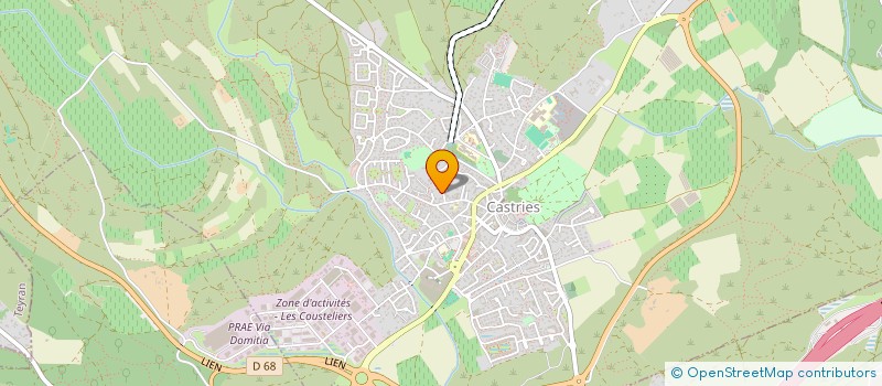 localisation de l'entreprise MONSIEUR JEROME SENAUX  CASTRIES