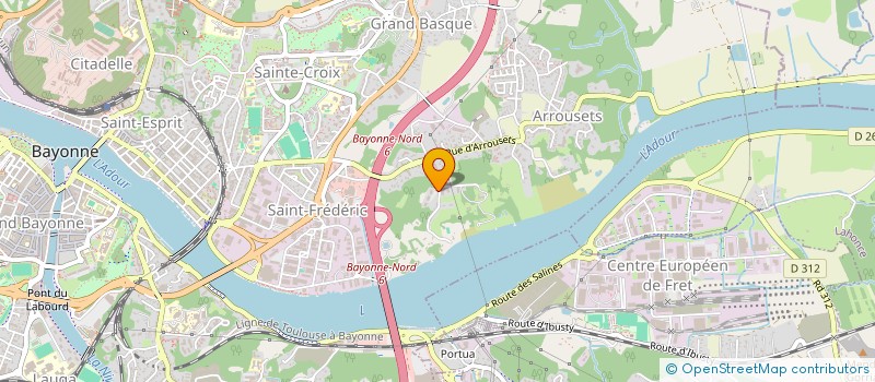 localisation de l'entreprise MONSIEUR JEROME SENILHE à BAYONNE