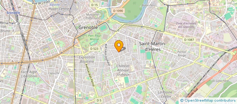 localisation de l'entreprise MONSIEUR JEROME SERRAILLE  GRENOBLE