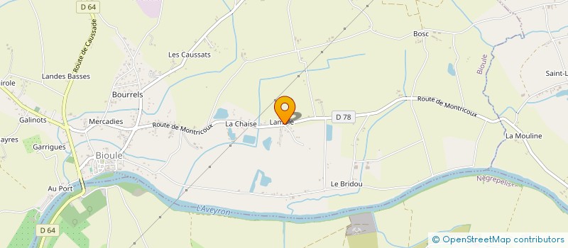 localisation de l'entreprise MONSIEUR JEROME SERRE  BIOULE