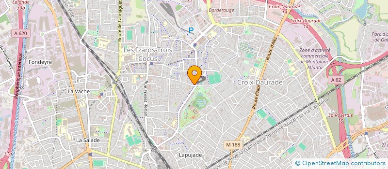 localisation de l'entreprise MONSIEUR JEROME SEVILLA  TOULOUSE