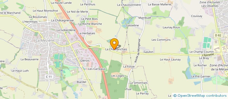 localisation de l'entreprise MONSIEUR JEROME SEVRETTE  TINTENIAC