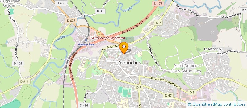 localisation de l'entreprise MONSIEUR JEROME SIEFERT à AVRANCHES