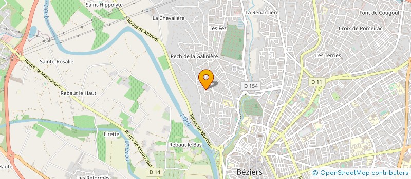 localisation de l'entreprise MONSIEUR JEROME SIGAL  BEZIERS