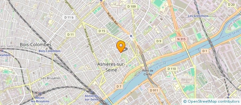 localisation de l'entreprise MONSIEUR JEROME SILLETTA à ASNIERES-SUR-SEINE
