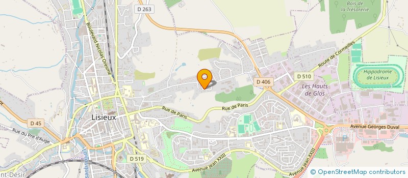 localisation de l'entreprise MONSIEUR JEROME SIMON  LISIEUX