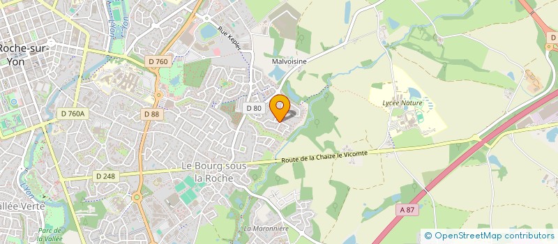 localisation de l'entreprise MONSIEUR JEROME SIMONNEAU à LA ROCHE-SUR-YON