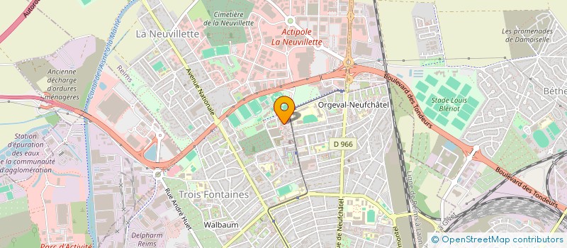 localisation de l'entreprise MONSIEUR JEROME SIRAT  REIMS