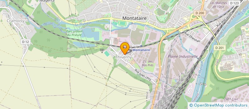 localisation de l'entreprise MONSIEUR JEROME SMUTEK  THIVERNY