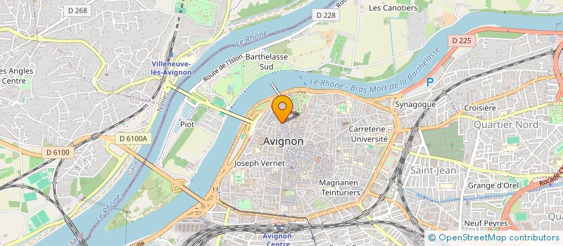 localisation de l'entreprise MONSIEUR JEROME SONNEBORN  AVIGNON