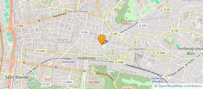 localisation de l'entreprise MONSIEUR JEROME SOTHER à VINCENNES