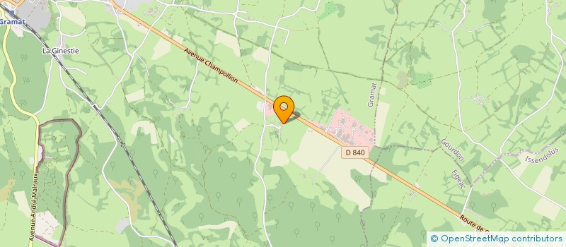 localisation de l'entreprise MONSIEUR JEROME SOUILHAC  GRAMAT