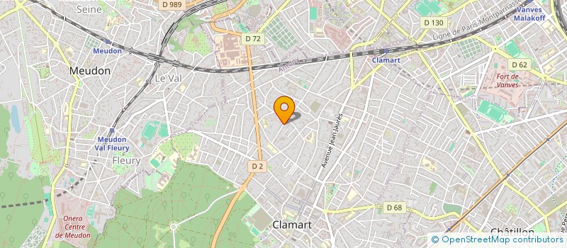 localisation de l'entreprise MONSIEUR JEROME SOURBET à CLAMART