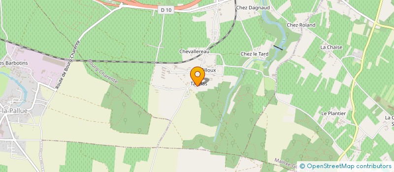 localisation de l'entreprise MONSIEUR JEROME SOURISSEAU à BOURG-CHARENTE