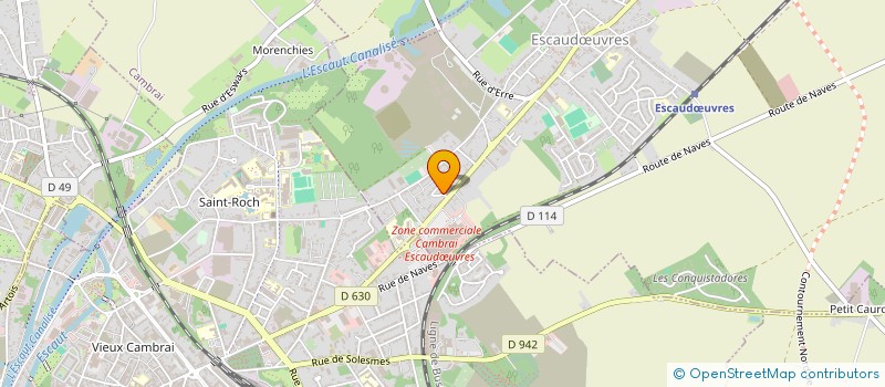 localisation de l'entreprise MONSIEUR JEROME SOUSA  ESCAUDUVRES