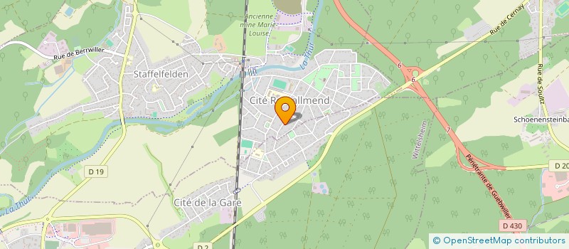 localisation de l'entreprise MONSIEUR JEROME SPAETH  STAFFELFELDEN