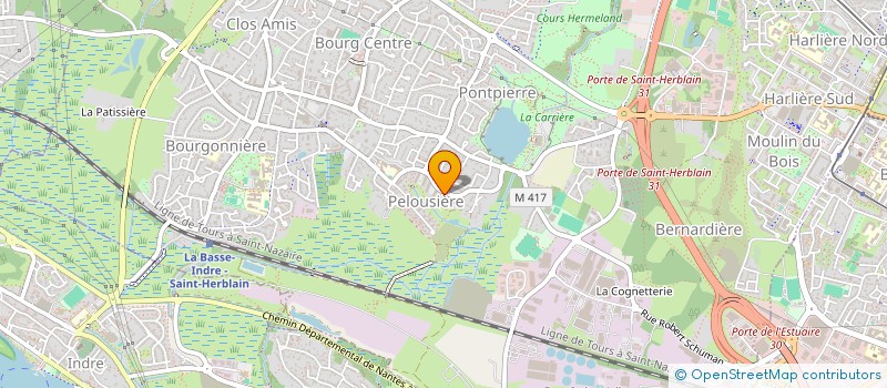 localisation de l'entreprise MONSIEUR JEROME SUREAU  SAINT-HERBLAIN