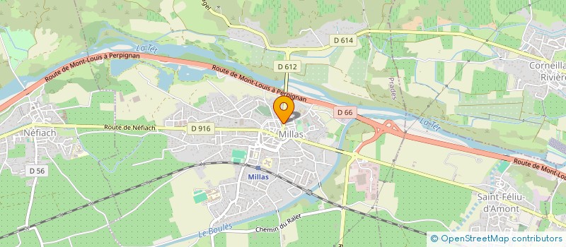 localisation de l'entreprise MONSIEUR JEROME SUSZECK  MILLAS