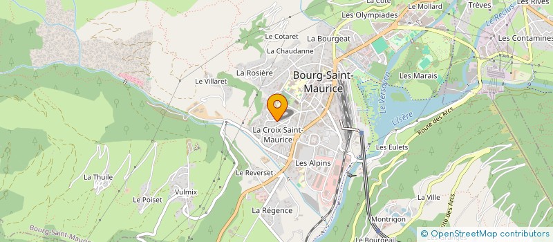 localisation de l'entreprise MONSIEUR JEROME SYLVESTRE à BOURG-SAINT-MAURICE
