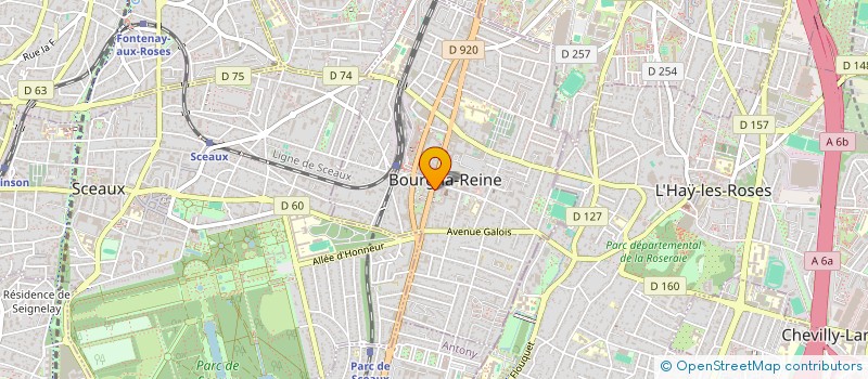 localisation de l'entreprise MONSIEUR JEROME TABURET à BOURG-LA-REINE