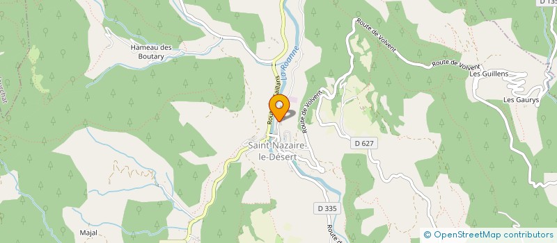 localisation de l'entreprise MONSIEUR JEROME TACUSSEL  SAINT-NAZAIRE-LE-DESERT