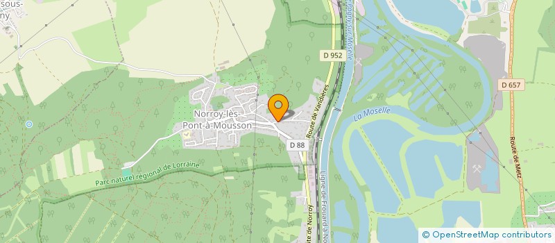 localisation de l'entreprise MONSIEUR JEROME TAJETTI  NORROY-LES-PONT-A-MOUSSON