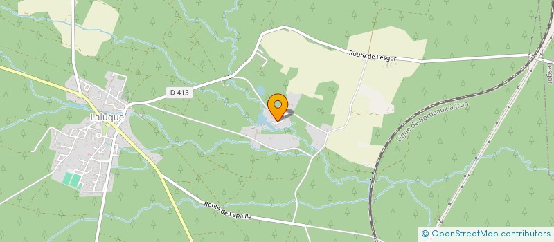 localisation de l'entreprise MONSIEUR JEROME TANGUY  LALUQUE
