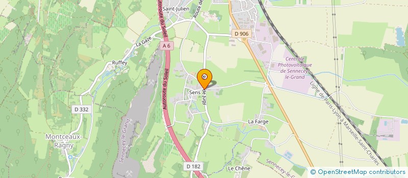 localisation de l'entreprise MONSIEUR JEROME TARDIEU  SENNECEY-LE-GRAND