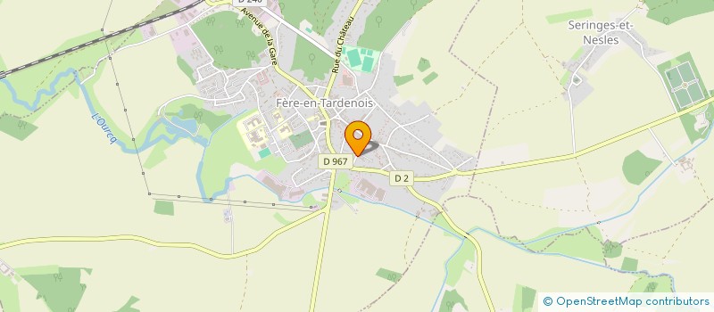 localisation de l'entreprise MONSIEUR JEROME TASSIN  FERE-EN-TARDENOIS