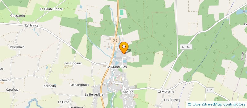 localisation de l'entreprise MONSIEUR JEROME TATARD  MOLAC